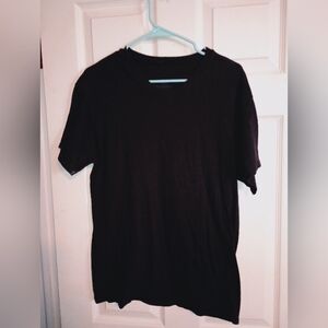 Classic Black Hanes Men's Crew Neck T-Shirt Siz Size Medium